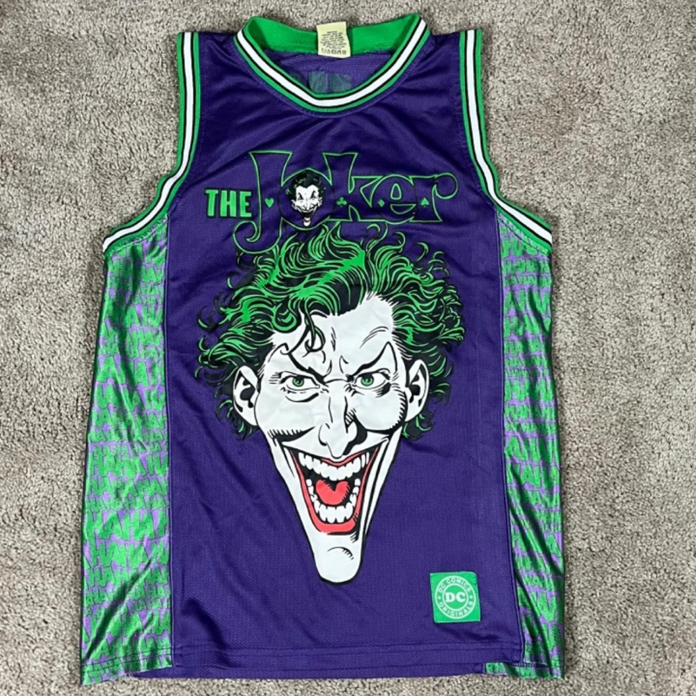 Vintage DC Comics Joker Jersey